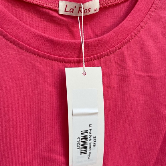 La Ros t-shirt dress with feathers in medium - Picture 3 of 3